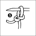 opzetten breisteken leren stap 5